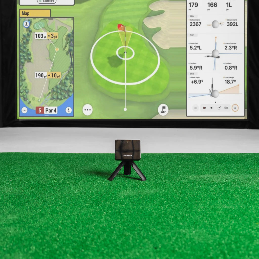 GolfBays Garmin Approach R10 SimBox Home Golf Simulator Full Package