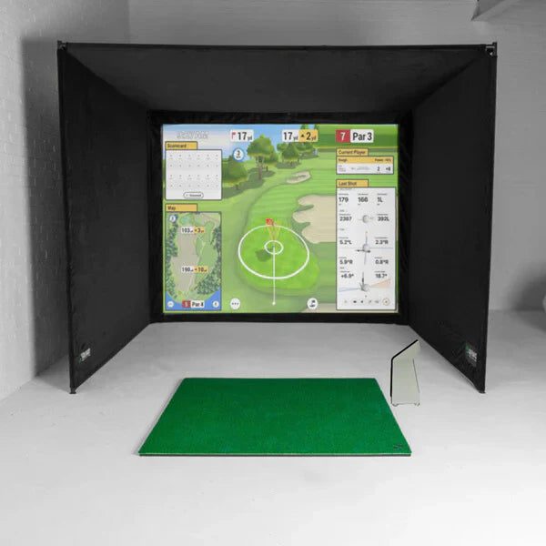 GolfBays Garmin Approach R50 SimBox Home Golf Simulator Full Package