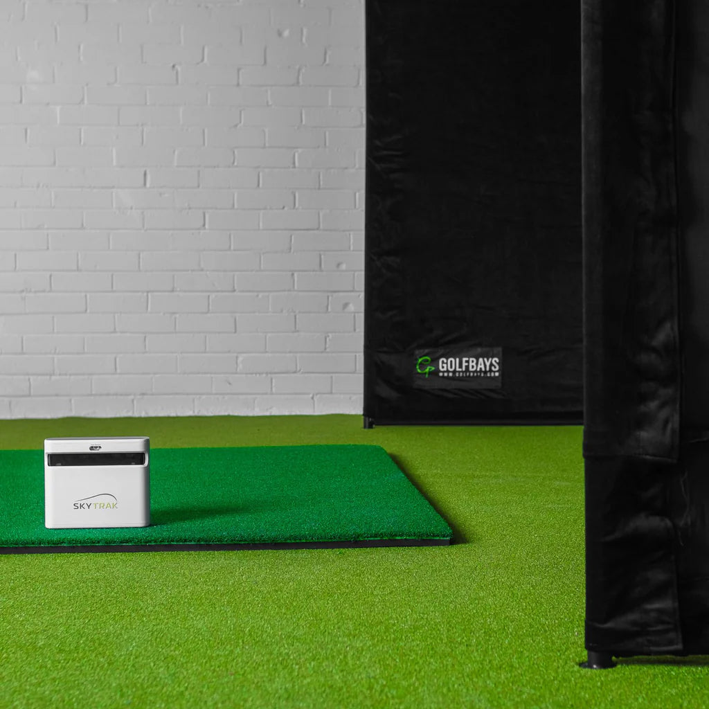 GolfBays SkyTrak+ SimBox Home Golf Simulator Full Package