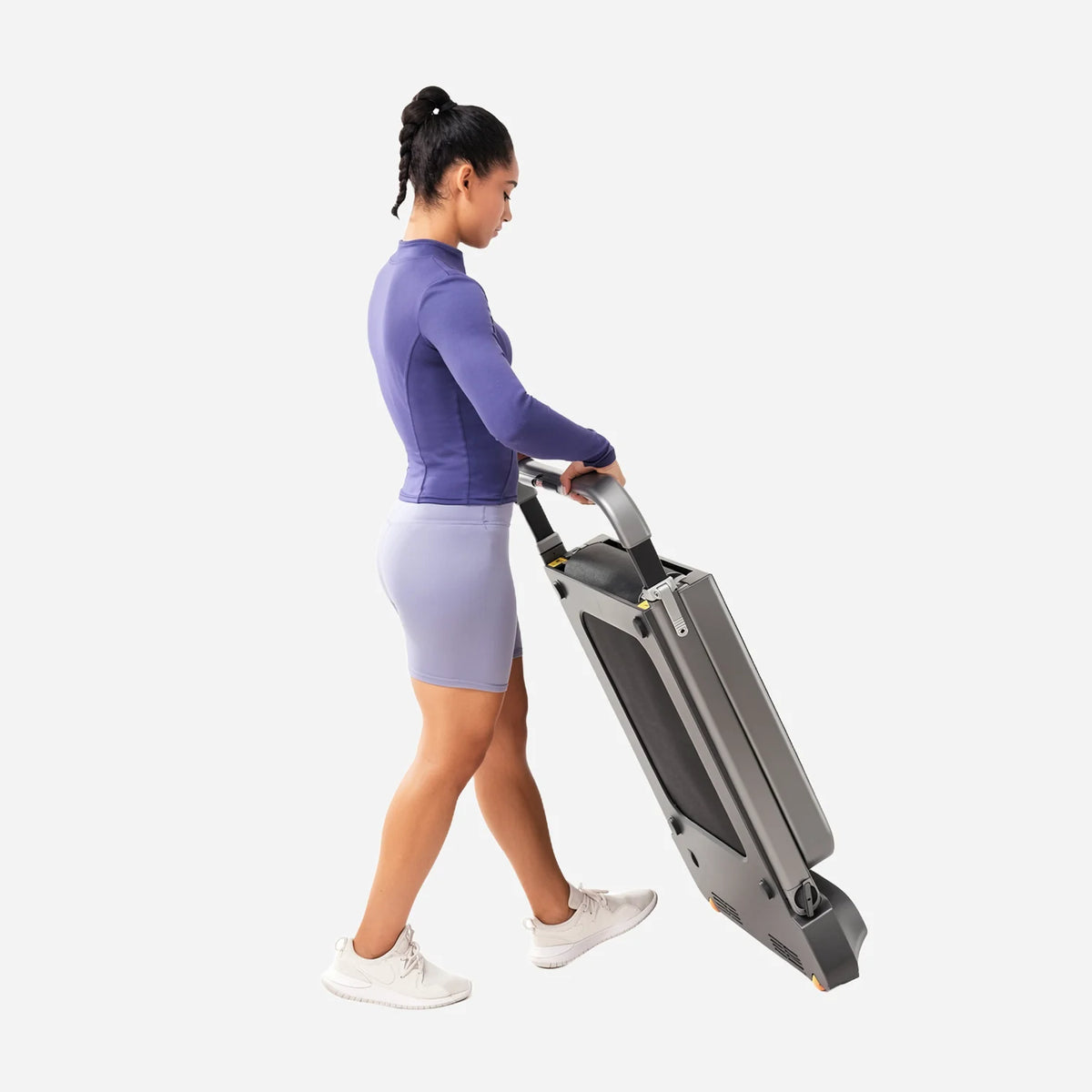 WalkingPad R2 treadmill folding demonstration