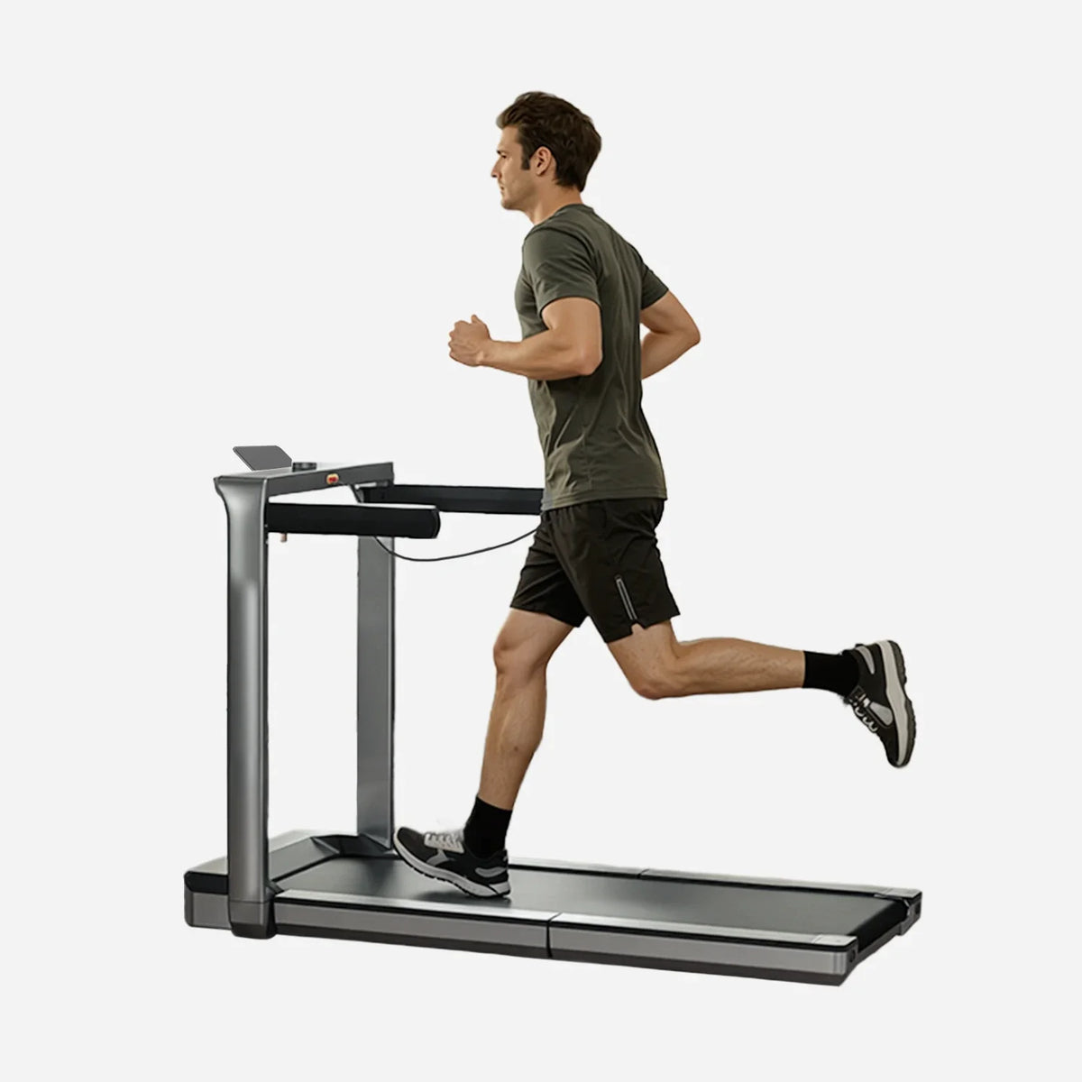 WalkingPad X25+ treadmill during a running workout