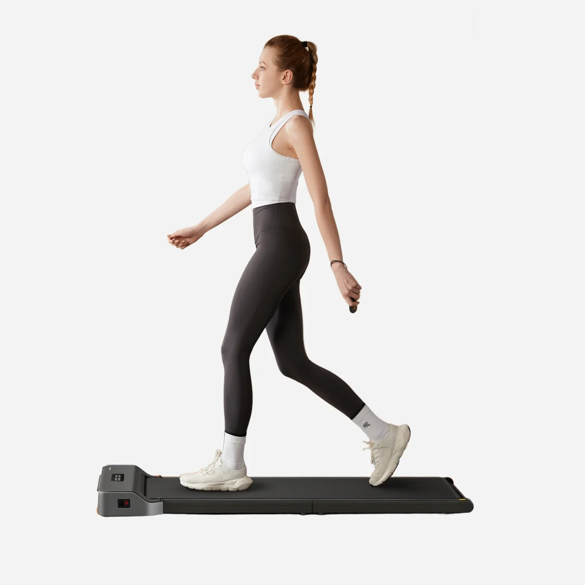 WalkingPad Z1 treadmill folded for compact storage