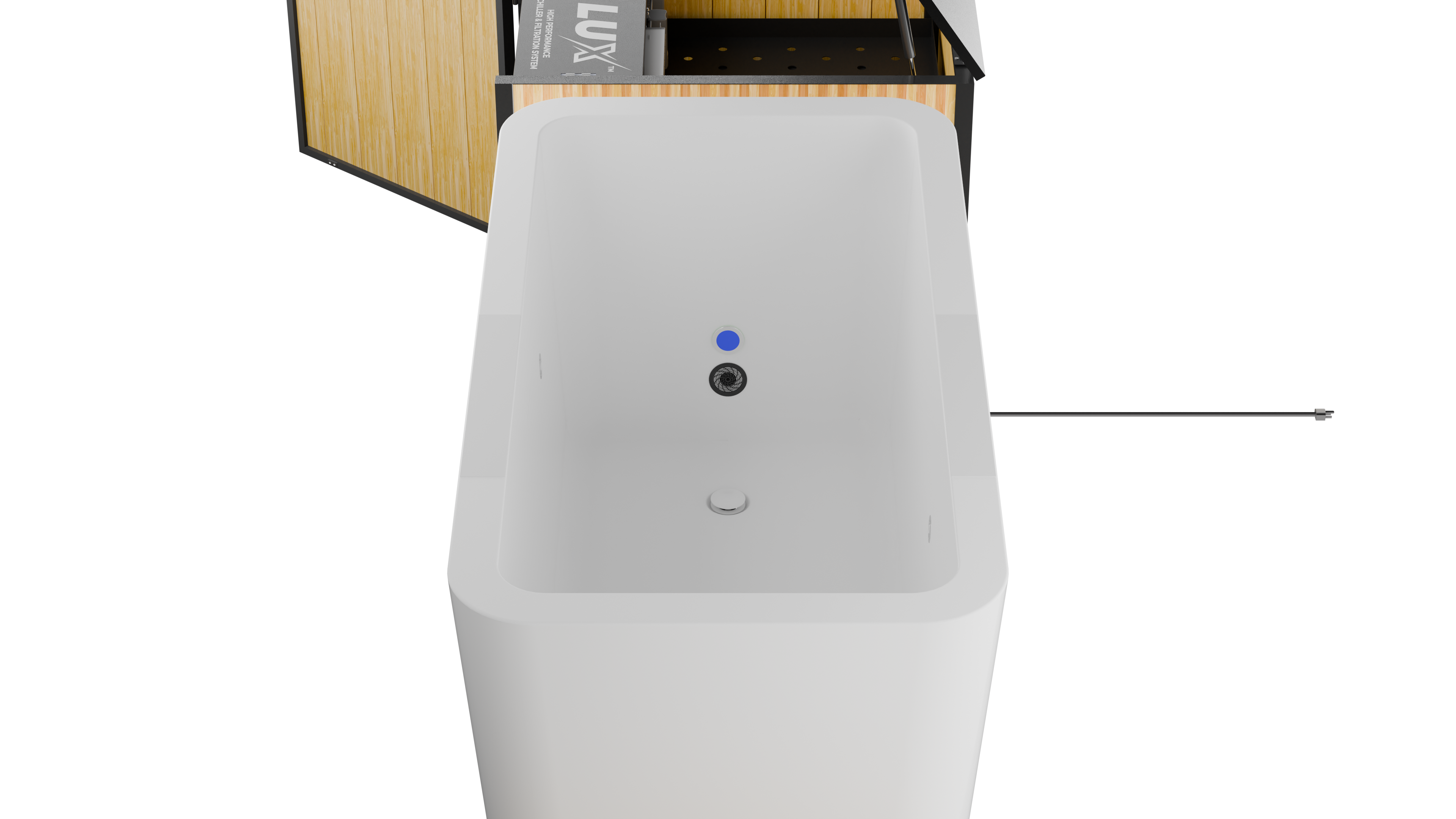 RevX X Tub Cold Plunge With LUX Chiller and Filtration