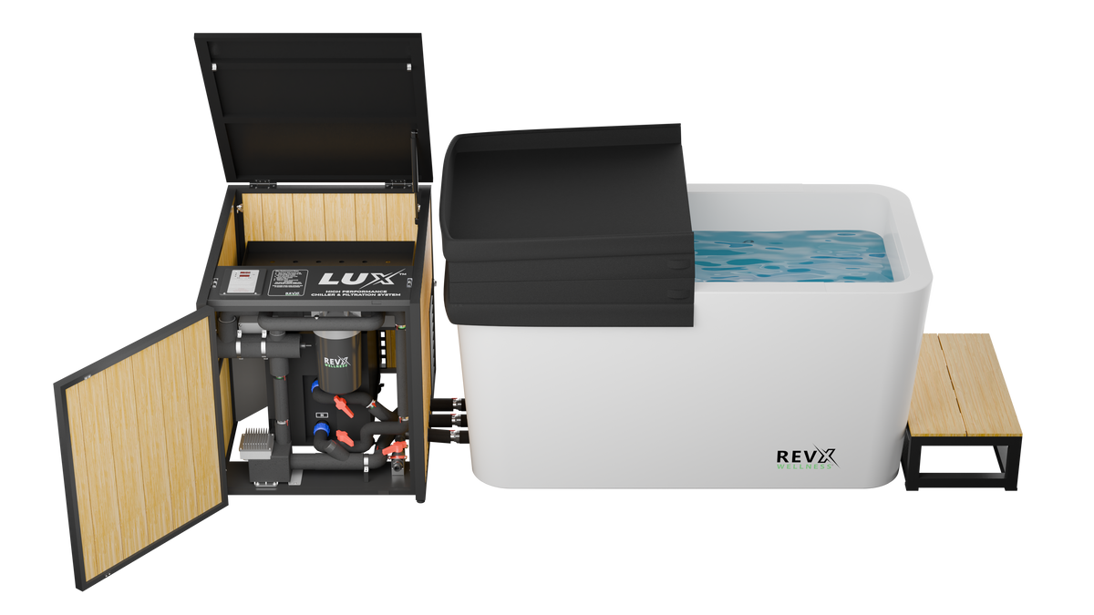 RevX X Tub Cold Plunge With LUX Chiller and Filtration