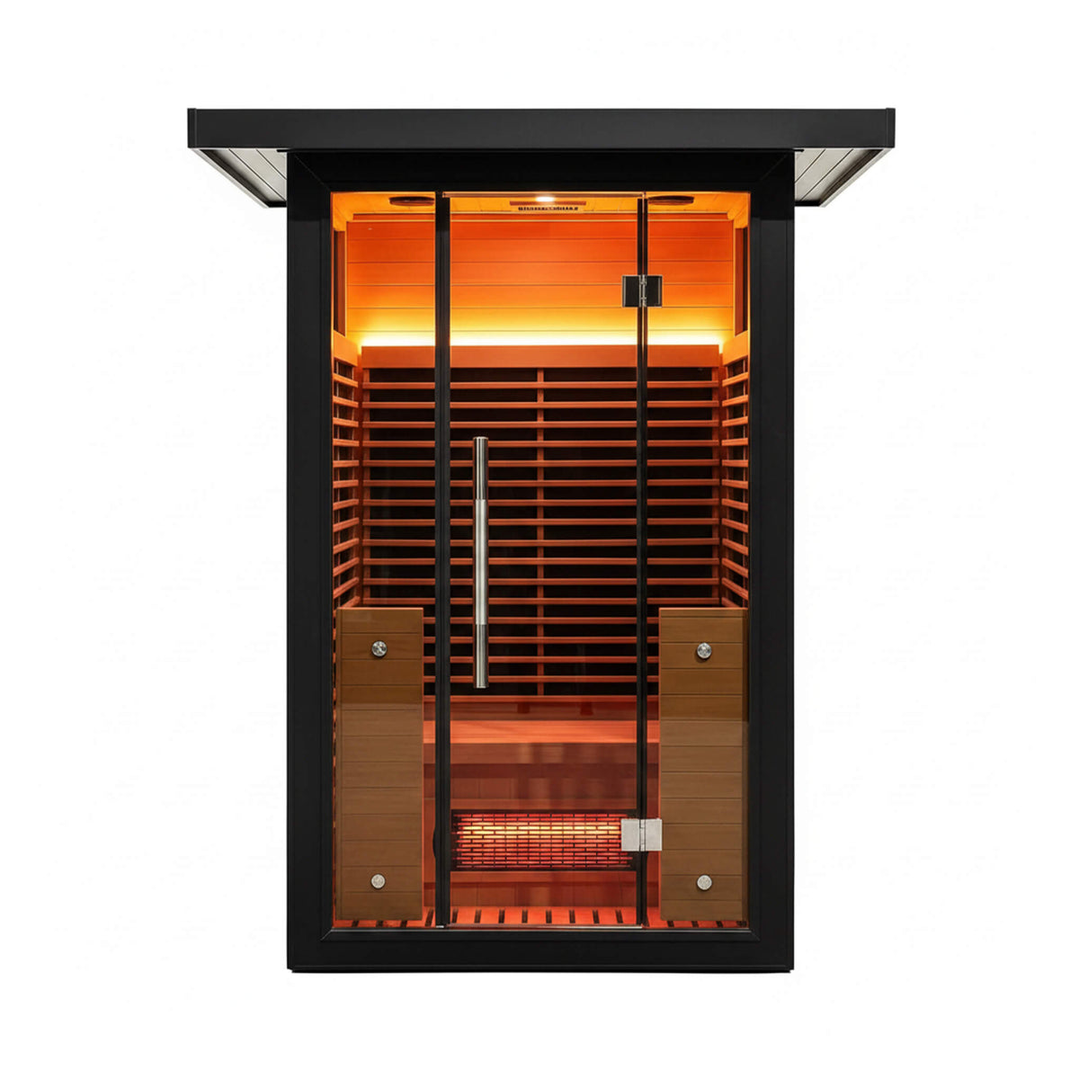 Thermora Lugano 2-Person Outdoor Full-Spectrum Infrared Sauna With Wi-Fi