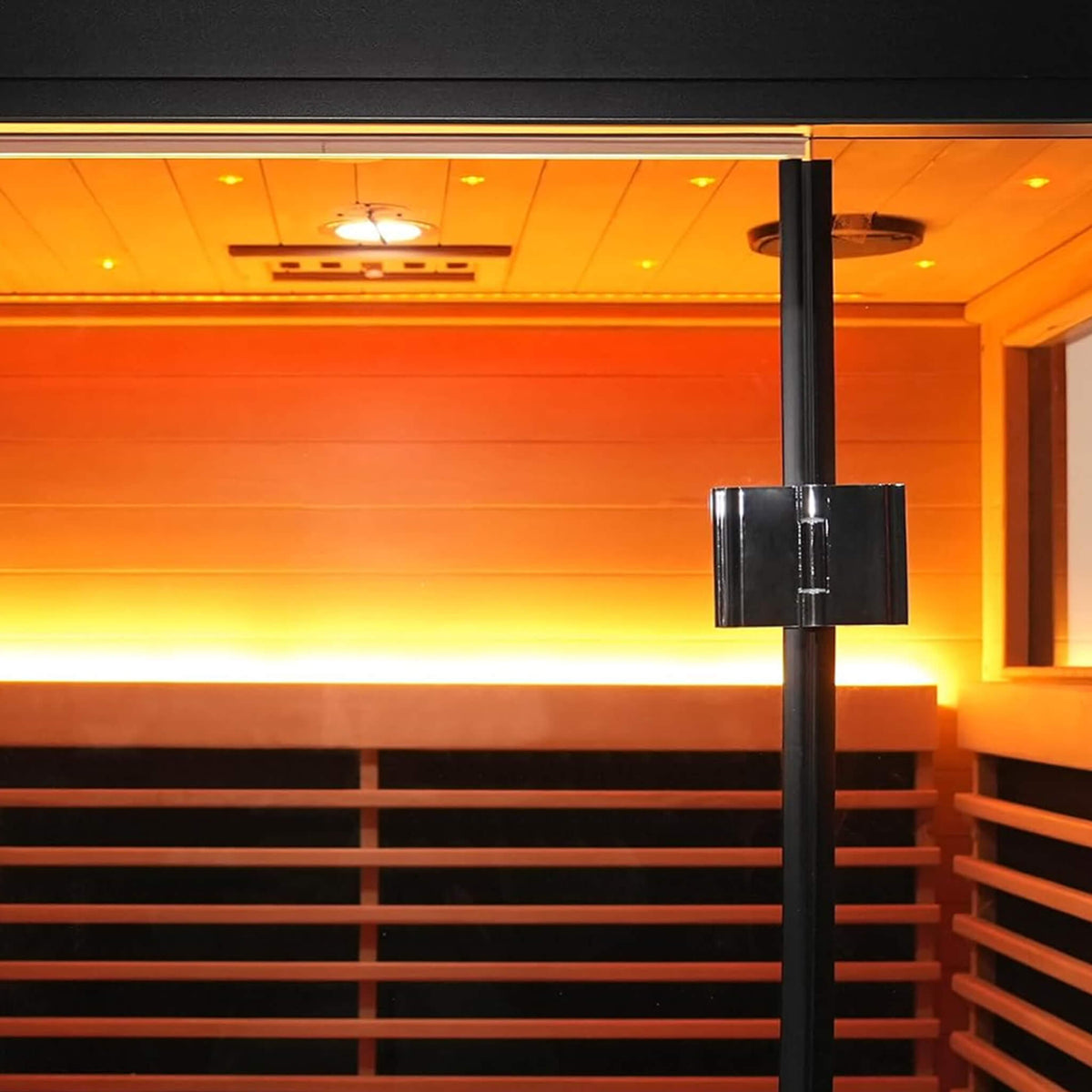 Thermora Lugano 2-Person Outdoor Full-Spectrum Infrared Sauna With Wi-Fi