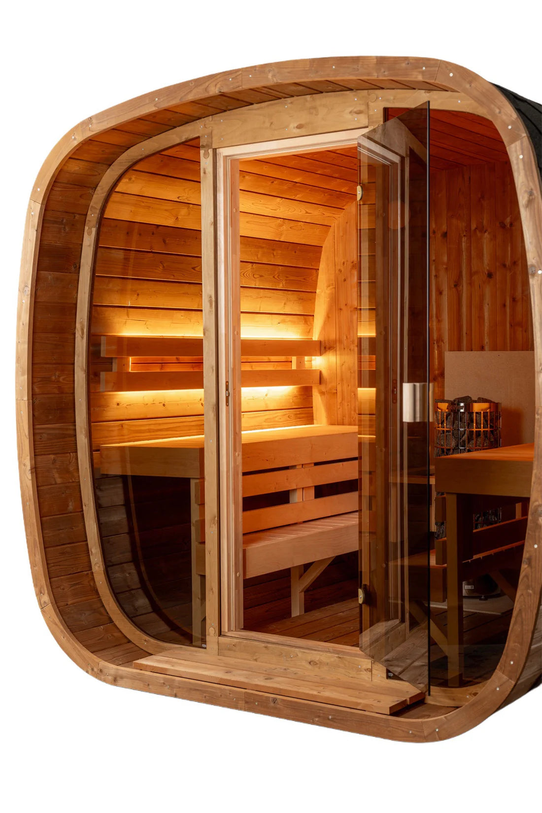 Orivon Auris Two Luxury Outdoor Cedar Sauna
