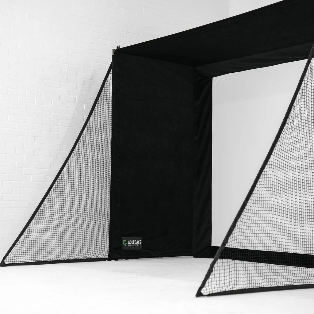 GolfBays SkyTrak+ SimBox Home Golf Simulator Full Package