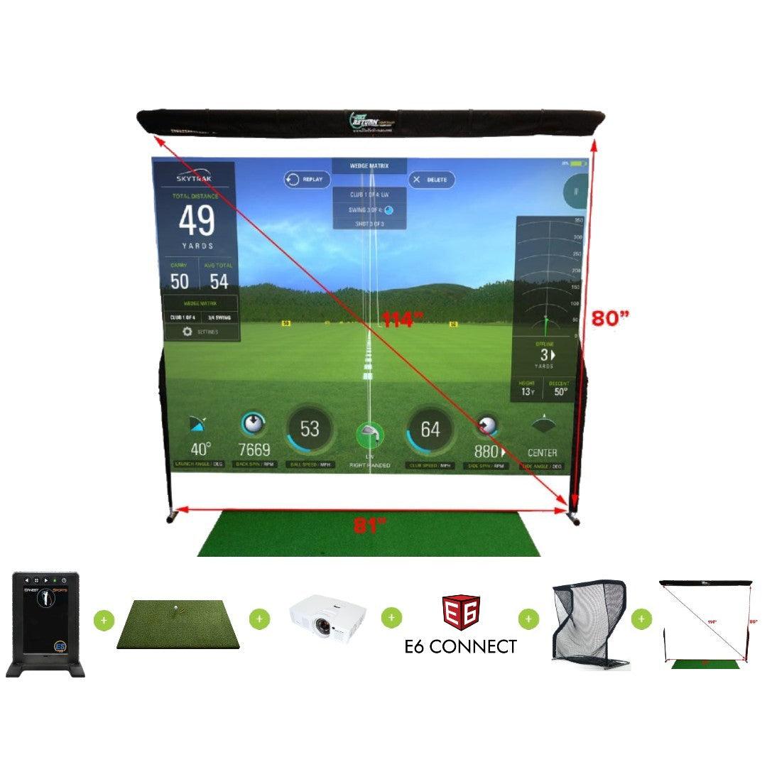 ES Tour Home Golf Simulator Package