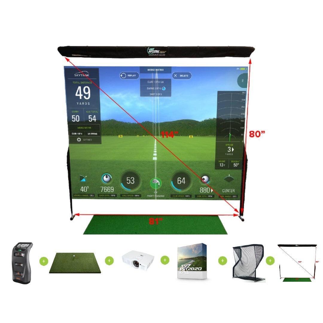 Launch Pro Home Golf Simulator Package