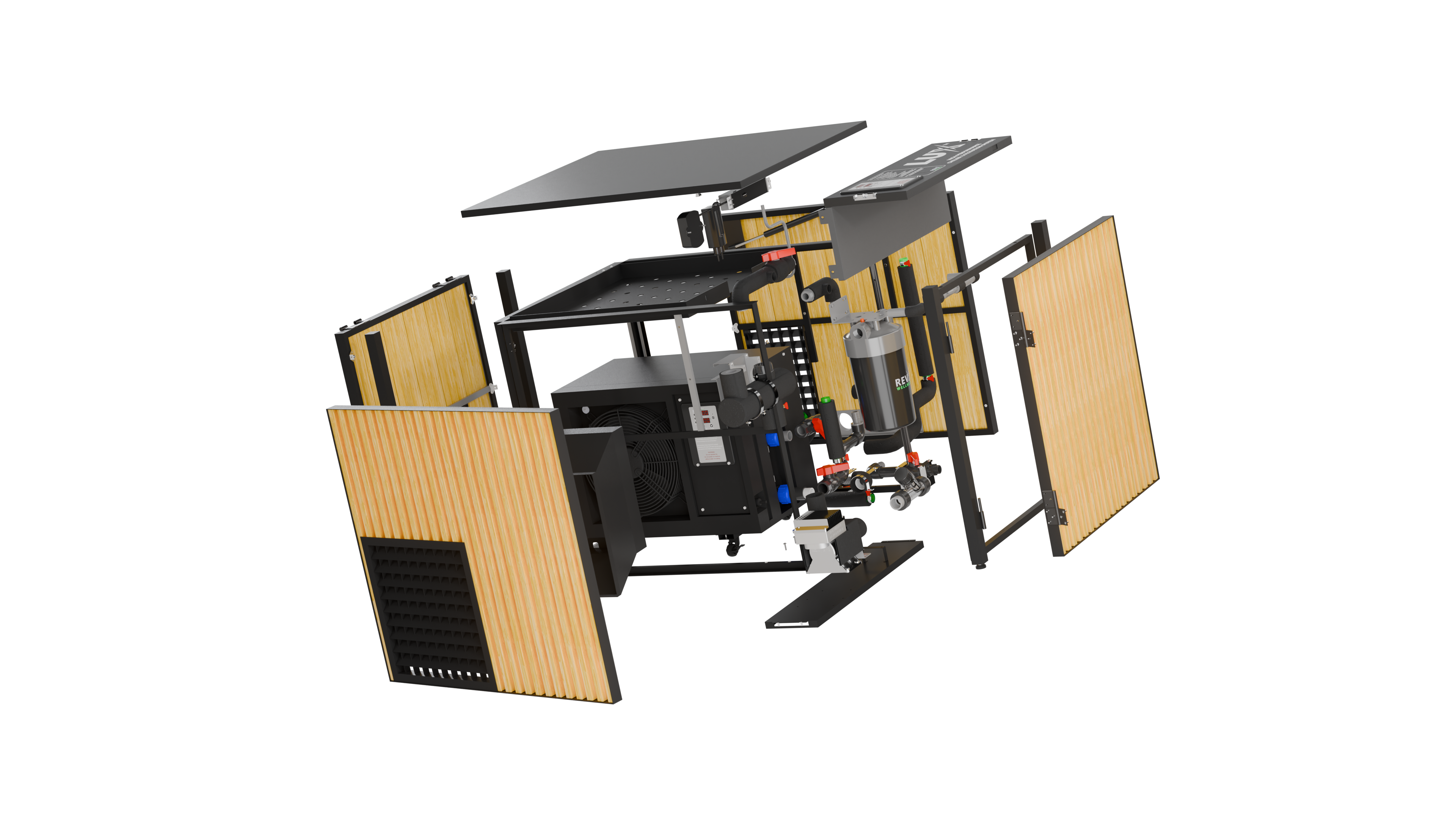 RevX X Tub Cold Plunge With LUX Chiller and Filtration