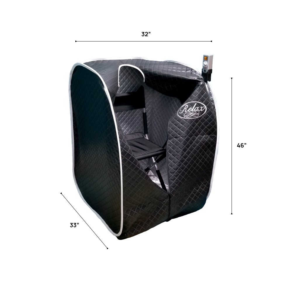Relax Black Pro Portable Far-Infrared Sauna
