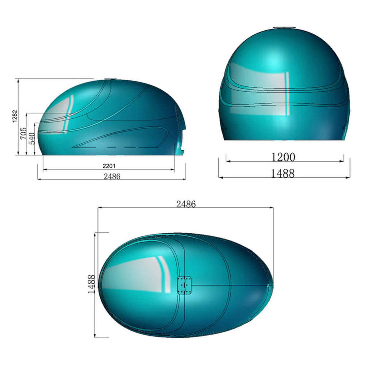 Dreampod Sport Flotation and Sensory-Isolation Pod [DPFP205WPE]