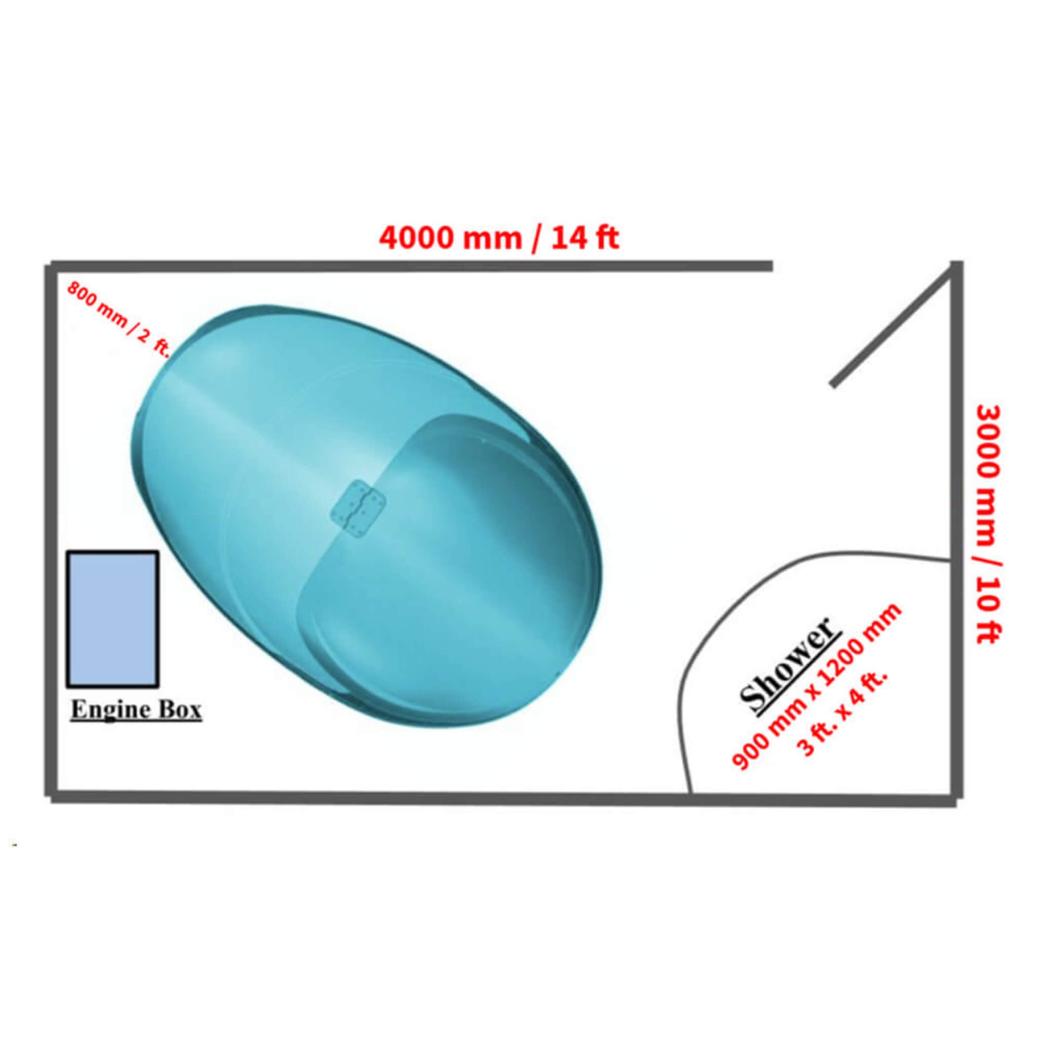 Dreampod V2 Flotation and Sensory-Isolation Pod [DPFP201WPE]