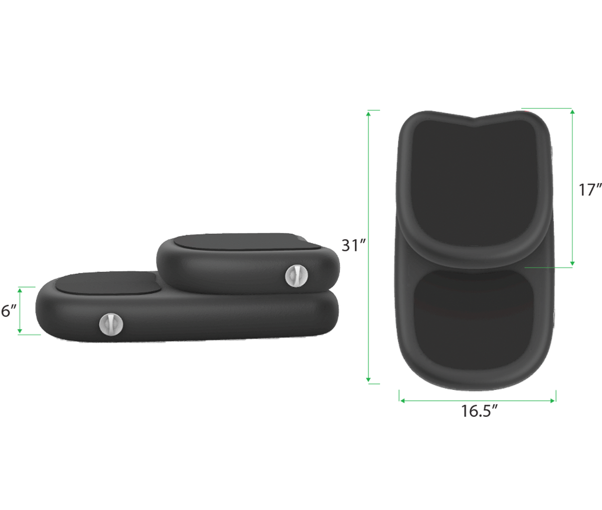 RevX Inflatable Barrel with Inflatable Steps