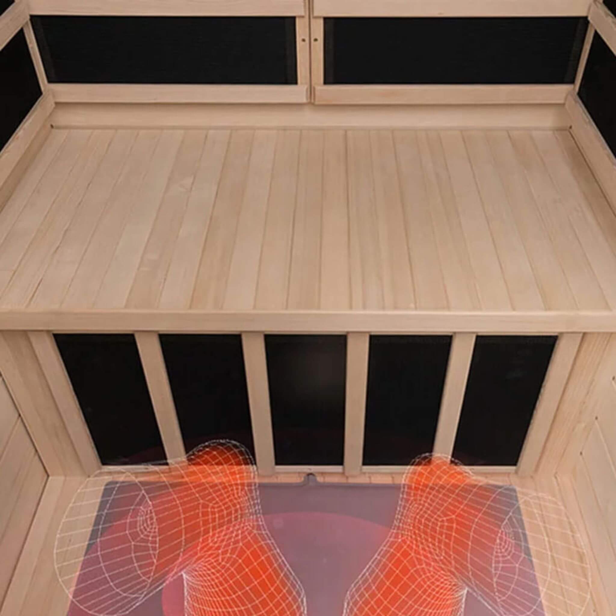 Thermora Ivara 2-Person Hemlock Far-Infrared Sauna, 1,750 W