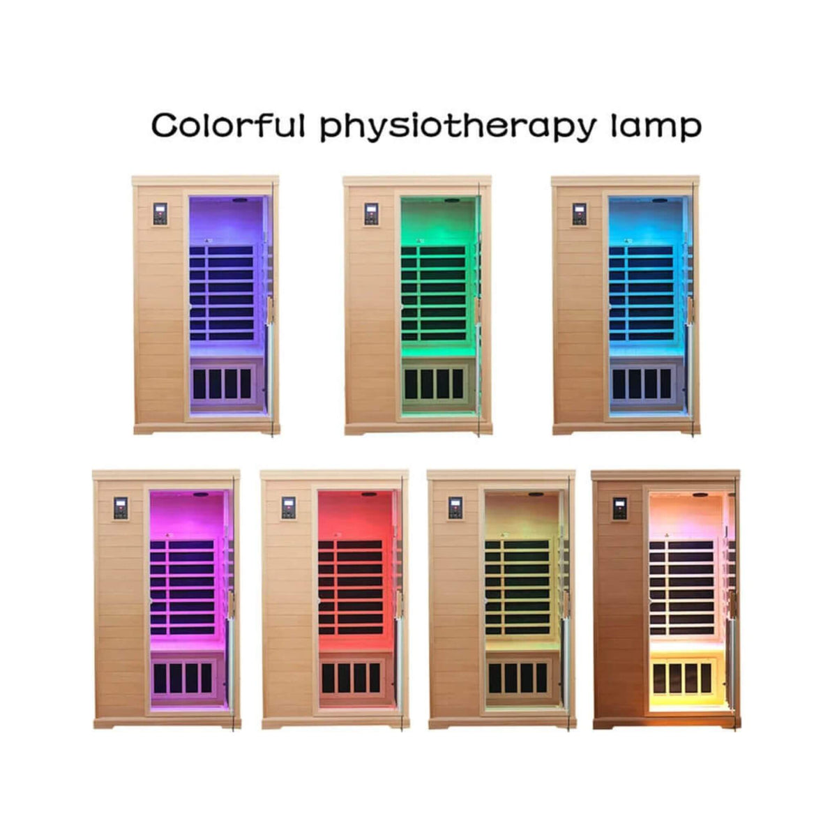 Thermora Ivara 2-Person Hemlock Far-Infrared Sauna, 1,750 W