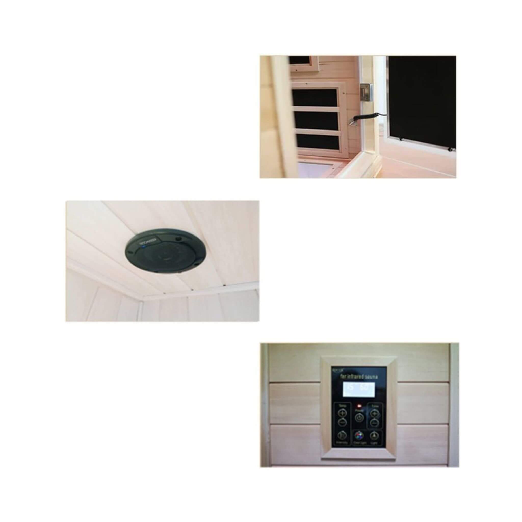 Thermora Ivara 2-Person Hemlock Far-Infrared Sauna, 1,750 W