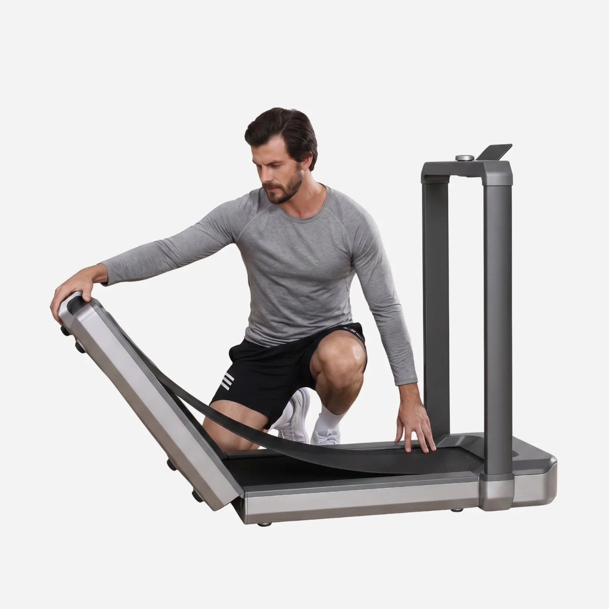 WalkingPad X25 treadmill folding demonstration