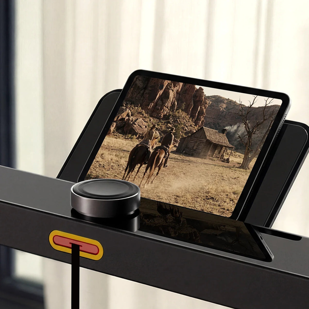 WalkingPad X25 treadmill media viewing setup